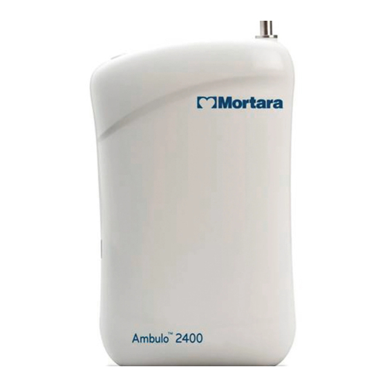 MORTARA AMBULO 2400 SERVICE MANUAL Pdf Download ManualsLib