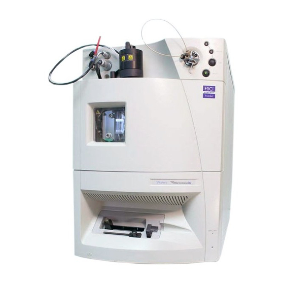 WATERS MICROMASS ZQ 2000 OPERATOR'S MANUAL Pdf Download ManualsLib