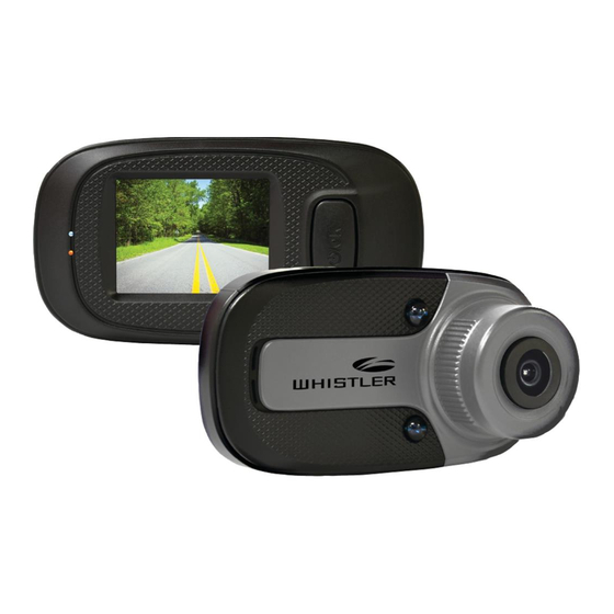 Whistler HD Automotive Digital Video Recorder D2200 Dual Lens Dash Camera