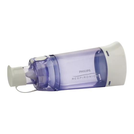 PHILIPS RESPIRONICS OPTICHAMBER DIAMOND MANUAL Pdf Download ManualsLib