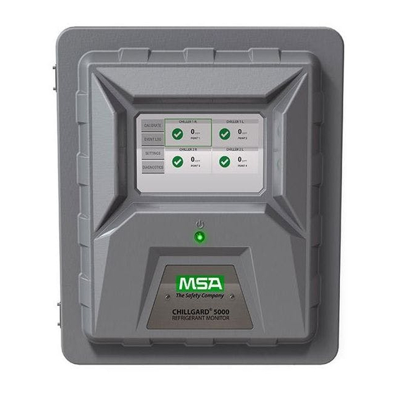 MSA CHILLGARD 5000 OPERATING MANUAL Pdf Download ManualsLib