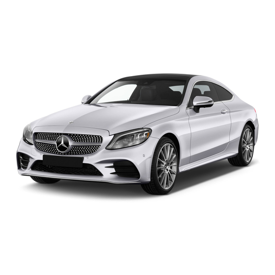 Mercedes-Benz C-Class Coupe 2019 Operator's Manual