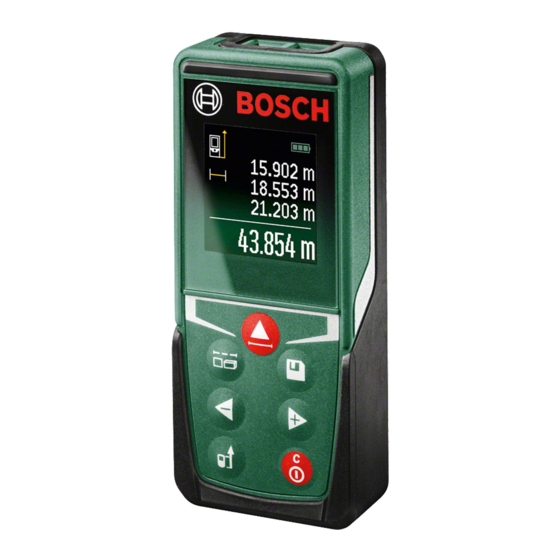 Bosch UniversalDistance 50 Manuals