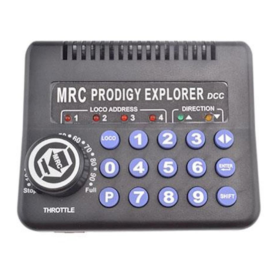 MRC PRODIGY EXPLORER Instructions