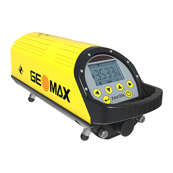 GeoMax Zeta125 Series User Manual