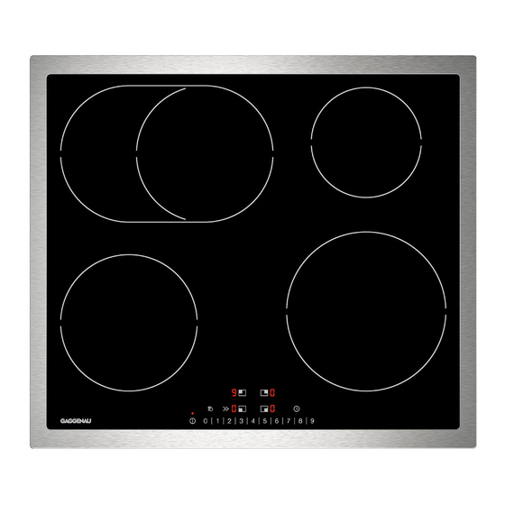 Gaggenau CI 261 Information For Use