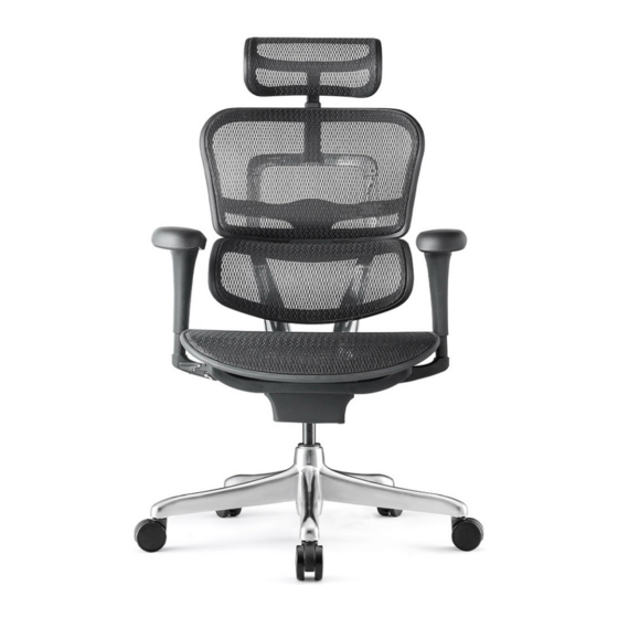HJH office ERGOHUMAN EDITION I 652272 Assembly Instructions Manual
