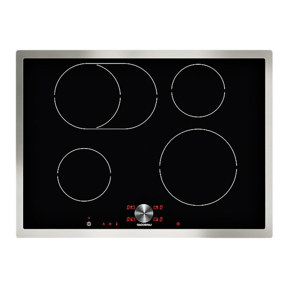 Gaggenau CI 261 Use And Care Manual