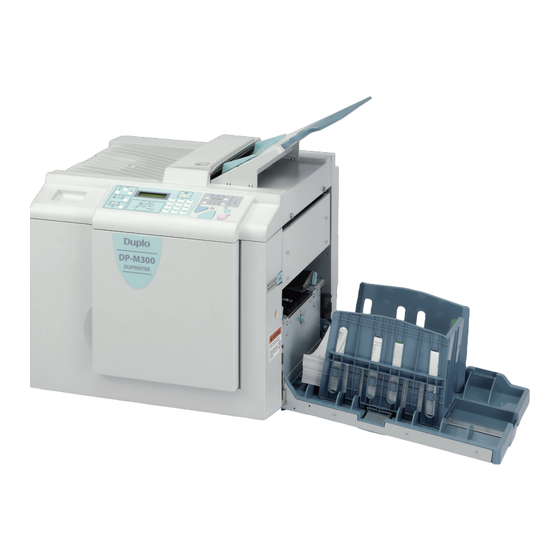Duplo DP - M300 Instruction Manual