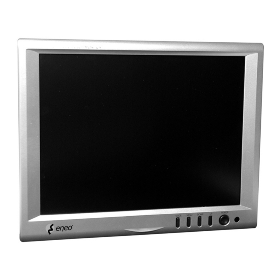 Eneo VMC-8.4LCD-CP Installation And Operating Instructions Manual