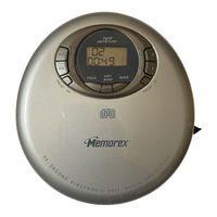 Memorex MD6883SIL - Personal CD w/45sec. anti-shock User Manual