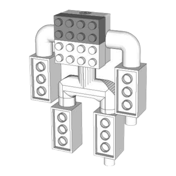 Laser Pegs Mini Robot Model Instructions