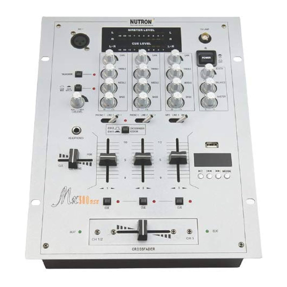 Phonic MX300USB User Manual