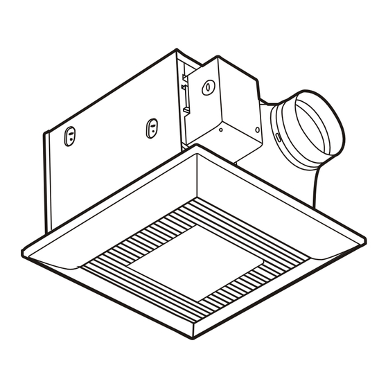 Panasonic FV-13VKSL3 Installation Instructions Manual