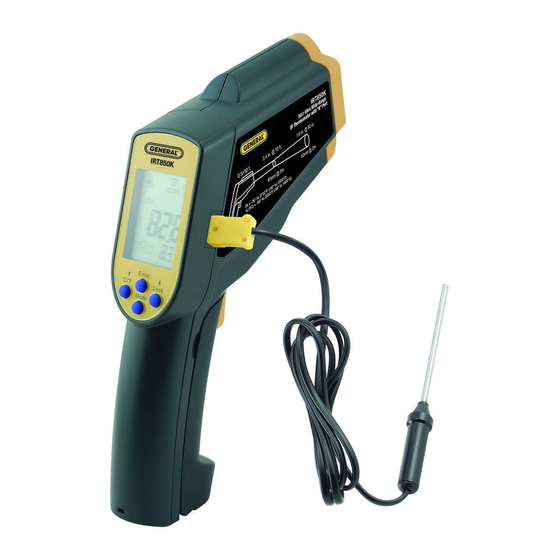 12:1 Wide-Range Infrared Thermometer with Star Burst Laser Targeting