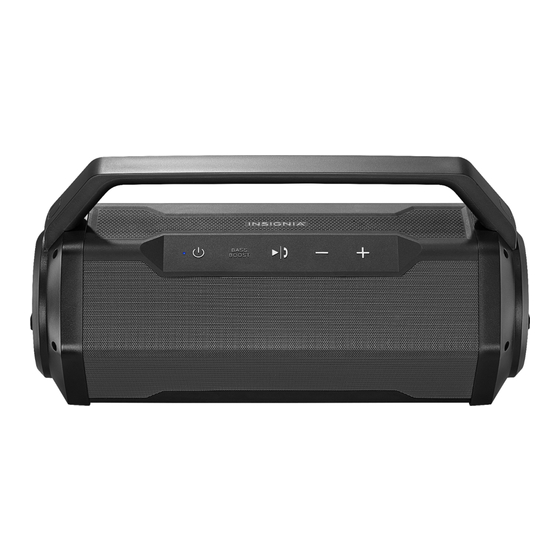 Insignia voice sale portable speaker manual