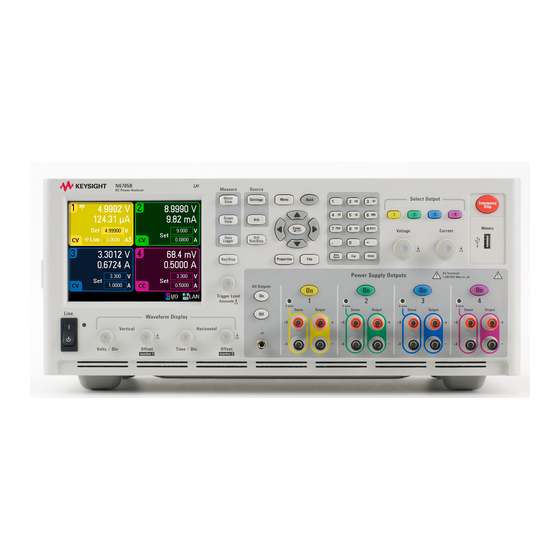 KEYSIGHT N6705 SERVICE MANUAL Pdf Download ManualsLib