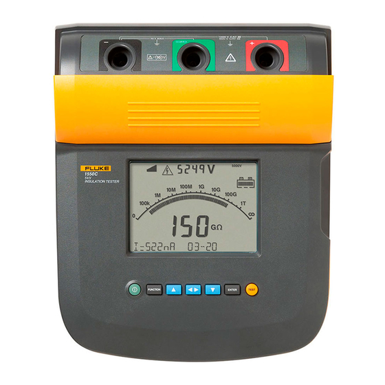 Fluke 1550C User Manual