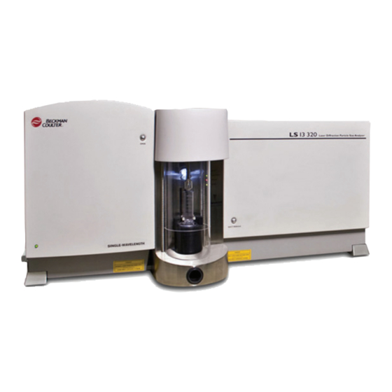 BECKMAN COULTER LS 13 320 USER MANUAL Pdf Download ManualsLib