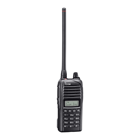 ICOM IC-F3230D SERIES INSTRUCTIONS Pdf Download | ManualsLib