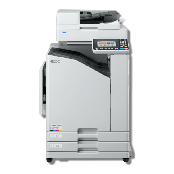 Riso ComColor FW Series Safety Information Manual