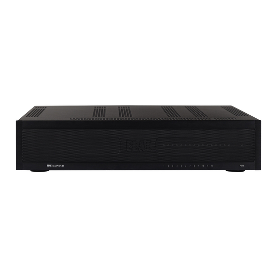 ELAC IS-AMP8100 Operating Instructions Manual
