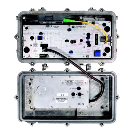 Motorola Starline SG1000 Installation And Operation Manual