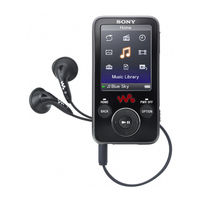 Sony WALKMAN NWZ-E438F Operation Manual