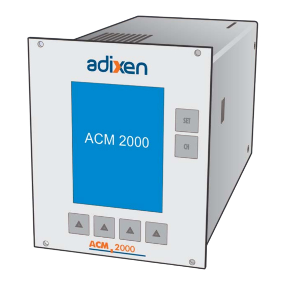 Alcatel Vacuum Technology adixen ACM 2000 User Manual