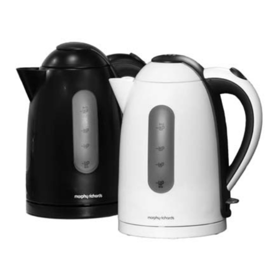 Morphy Richards DOME PLASTIC JUG KETTLE Instructions Manual