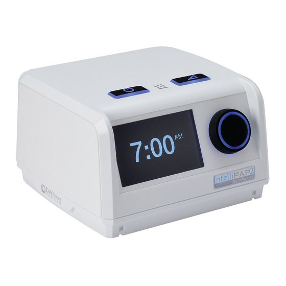 DEVILBISS INTELLIPAP2 DV63 STANDARD PLUS CPAP SERIES INSTRUCTION MANUAL
