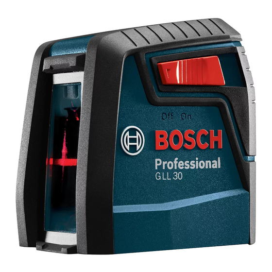 BOSCH GLL 30 OPERATING/SAFETY INSTRUCTIONS MANUAL Pdf Download ManualsLib