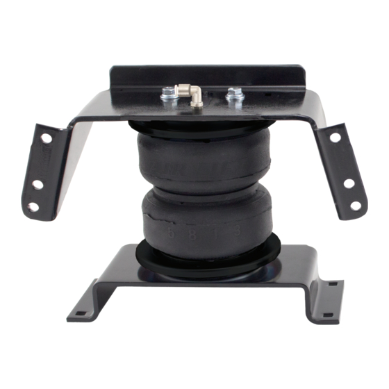 AIR LIFT LOADLIFTER 5000 INSTALLATION MANUAL Pdf Download ManualsLib