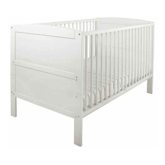 East coast best sale fontana cot bed