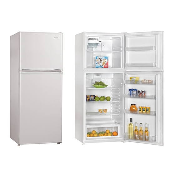 black apartment size refrigerator