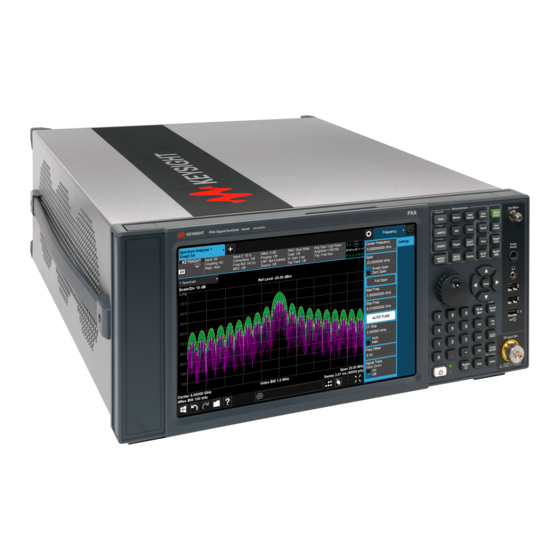 KEYSIGHT TECHNOLOGIES N9030B SERVICE MANUAL Pdf Download ManualsLib