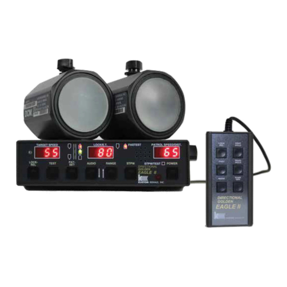 KUSTOM SIGNALS DIRECTIONAL GOLDEN EAGLE II OPERATOR
