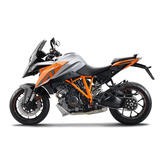 KTM 1290 SUPER DUKE GT OWNER'S MANUAL Pdf Download | ManualsLib