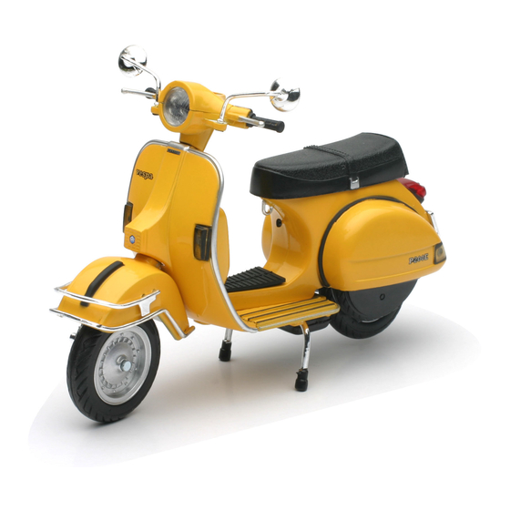 VESPA P125X Service Station Manual