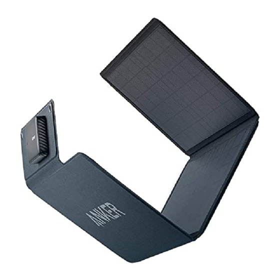 User Manuals: Anker PowerSolar 3-Port 24W Solar Charger