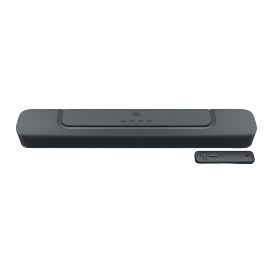 JBL Bar 2.0 Owner's Manual