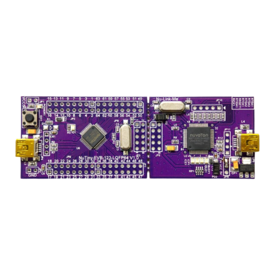 Nuvoton NuTiny-SDK-NUC123 User Manual