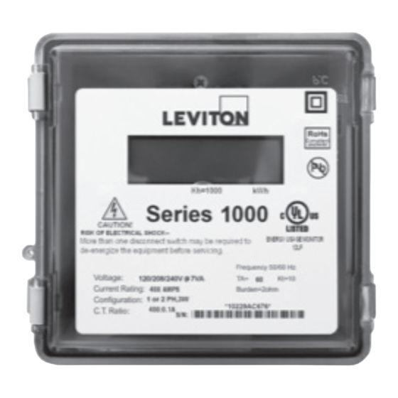 Leviton 2R208-21 Installation Manual