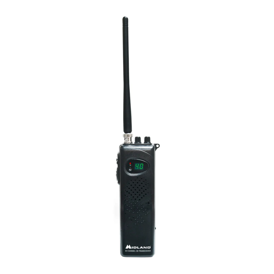Midland 75-785 - HANDHELD CB RADIO Manual