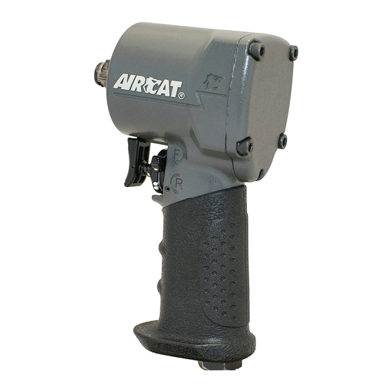 Aircat Pneumatic Tools 1057-TH Operating Instructions, Parts List & Warranty