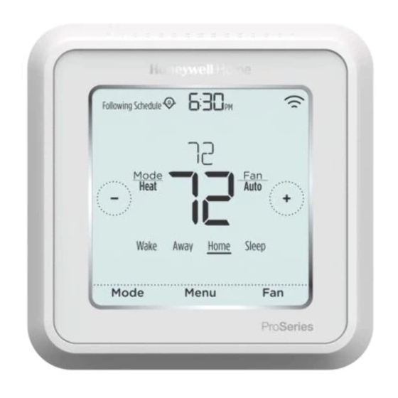 Honeywell Home TH6320WF2003 User Manual