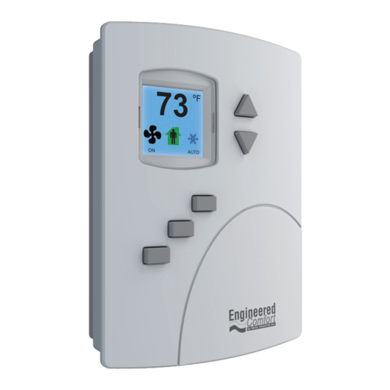 Engineered Comfort Fan Coil Controller EZstat Manuals