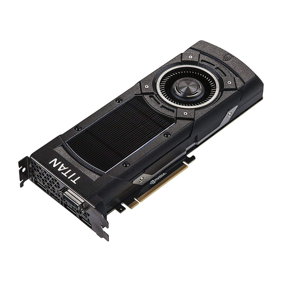 Nvidia GeForce GTX TITAN X User Manual