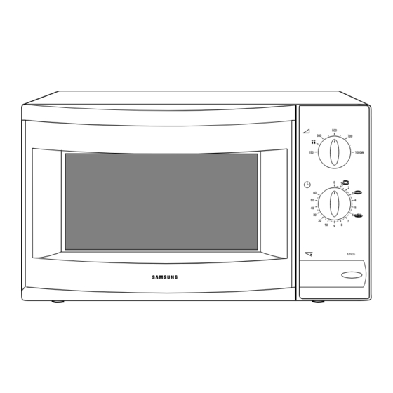 Samsung M935 Microwave Oven Manuals