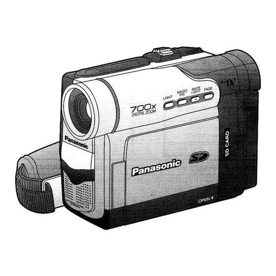 Panasonic PV-DV203 Operating Instructions Manual